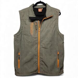 Cowboy Hardware Vest Olive Orange - L